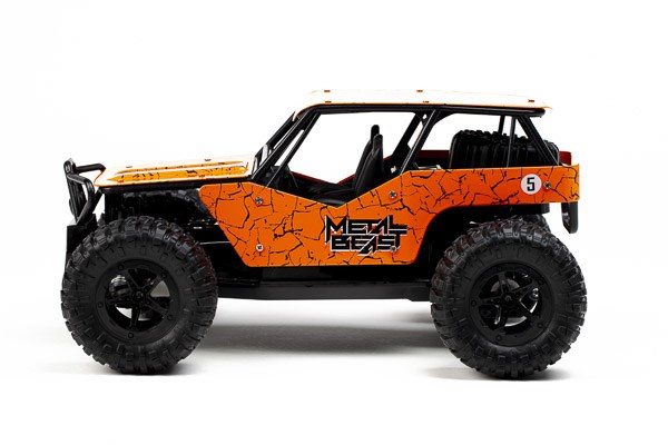 Radiostyrd bil - Metall Beast Orange - 2,4Ghz - 1:16 - RTR