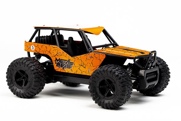 Radiostyrd bil - Metall Beast Orange - 2,4Ghz - 1:16 - RTR