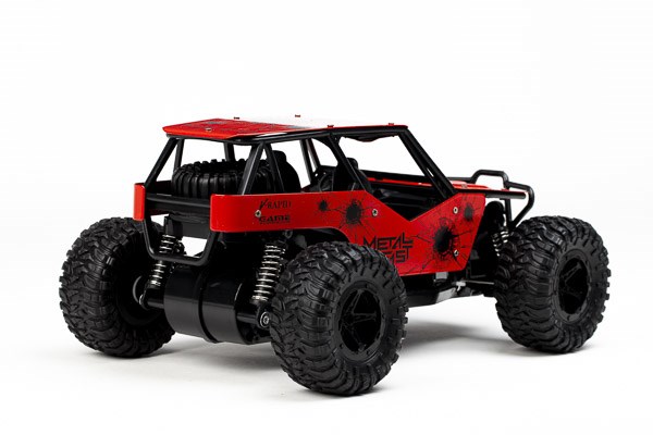 Radiostyrd bil - Metall Beast Röd - 2,4Ghz - 1:16 - RTR