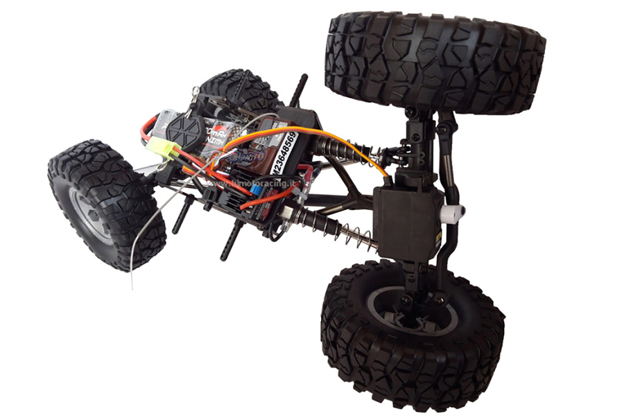 Demo - Radiostyrda bilar - 1:16 - Bounder Crawler 16 - Blue - 2,4Ghz - RTR