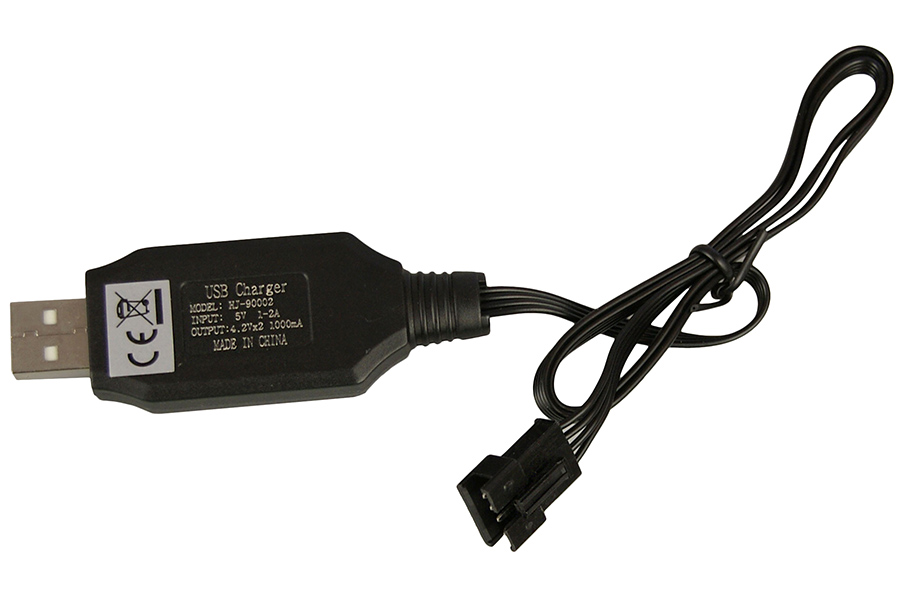 Batteriladdare - 7,4V - LiPo - USB-Laddare - AMW