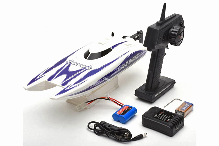 Radiostyrd båt - Offshore Lite Sea Rider V4 - 2,4Ghz - RTR