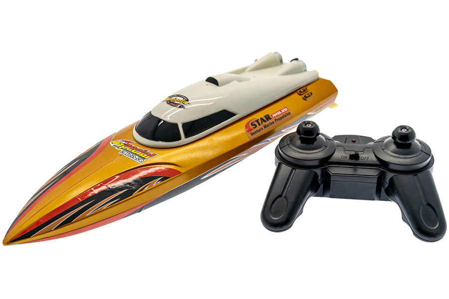 RC båt - Star Speed Boat - Guld - 2,4Ghz - RTR