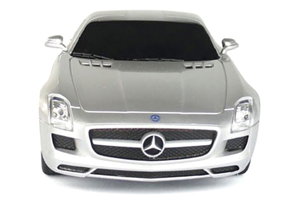 Radiostyrd bil - 1:24 - Mercedes-Benz SLS AMG - Silver - RTR