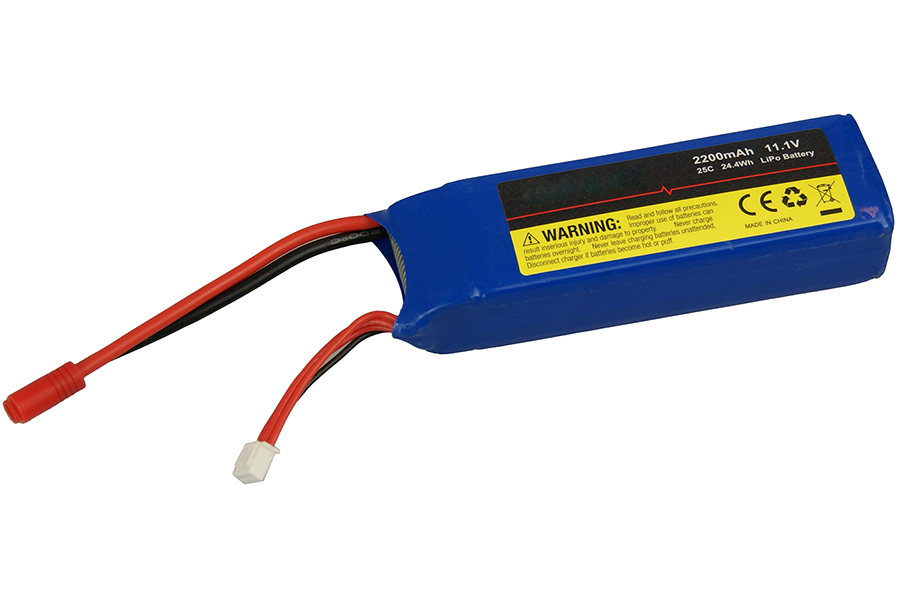 Batteri - 11,1V 2200mAh LiPo - Banan - AMW