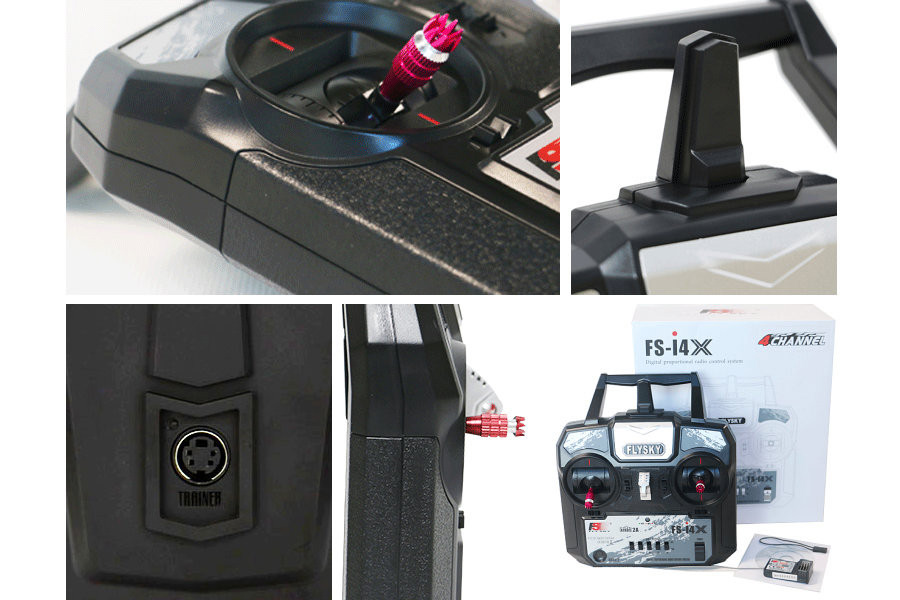 Sändarpaket - 4CH 2,4Ghz - FlySky FS-I4X + A6