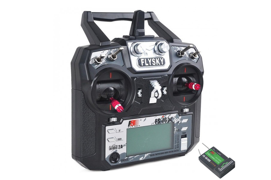 Sndarpaket - FlySky FS-I6X + IA10B - 10CH - 2,4GHz