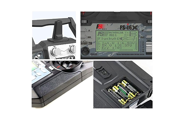 Sändarpaket - 10CH 2,4Ghz - FlySky FS-I6X + IA10B