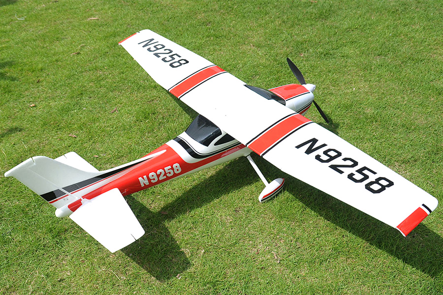 RC Radiostyrt Flygplan - Air Trainer 1410 BL 2,4Ghz - EPO - 4ch - Röd - RTF