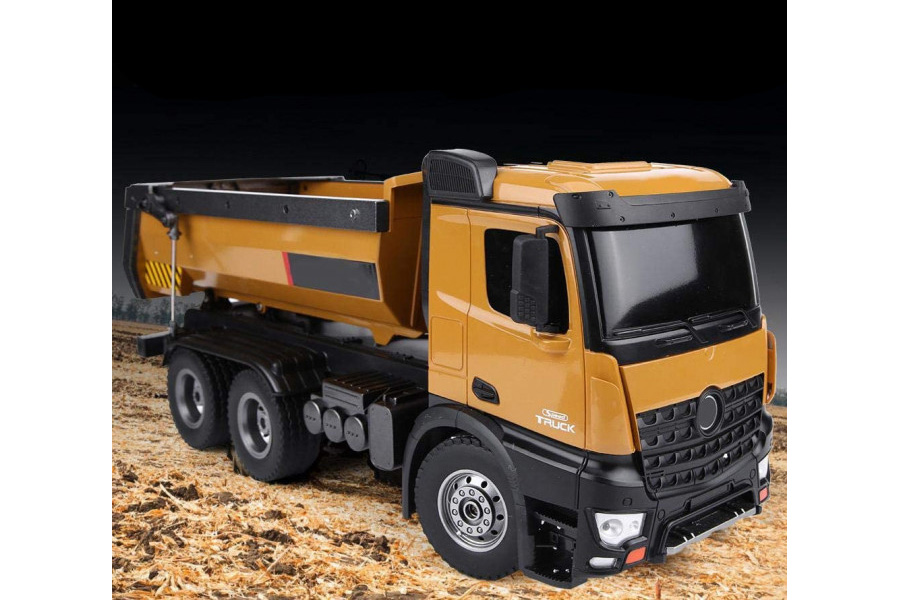 Radiostyrt arbetsfordon - 1:14 Huina RC Dumper - 2,4Ghz - RTR