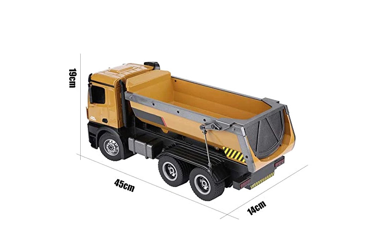 Radiostyrt arbetsfordon - 1:14 Huina RC Dumper - 2,4Ghz - RTR