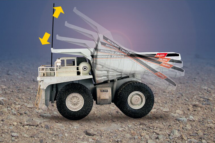 Radiostyrda arbetsfordon - 1:24 Bergtruck - Torro - RTR