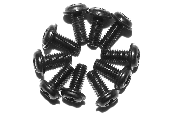 RC Radiostyrt Round head with band screws 2.5*6*5