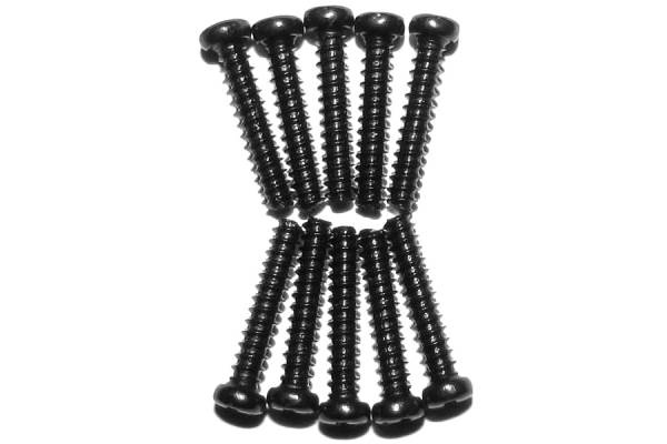 RC Radiostyrt Round head screws 2.3x12