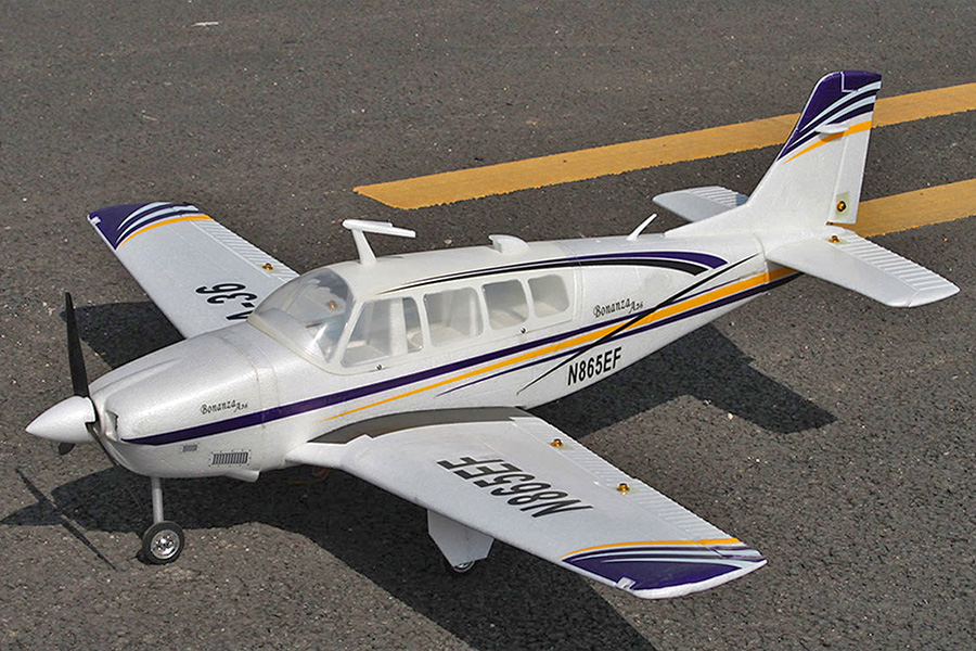 Flygplan - ST Beechcraft Bonanza A36 BL - 4ch - PNP