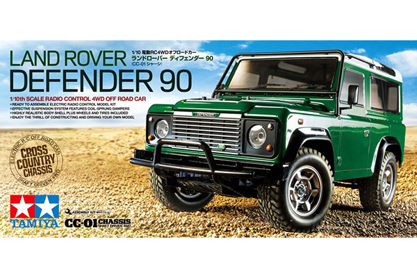 RC Assembly kit - 1:10 - Land Rover Defender 90 (CC-01) - Tamiya