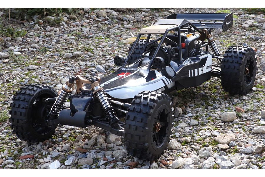 RC Bensin buggy - 1:5 - Pitbull X Evolution - 2WD - 2,4GHz - RTR