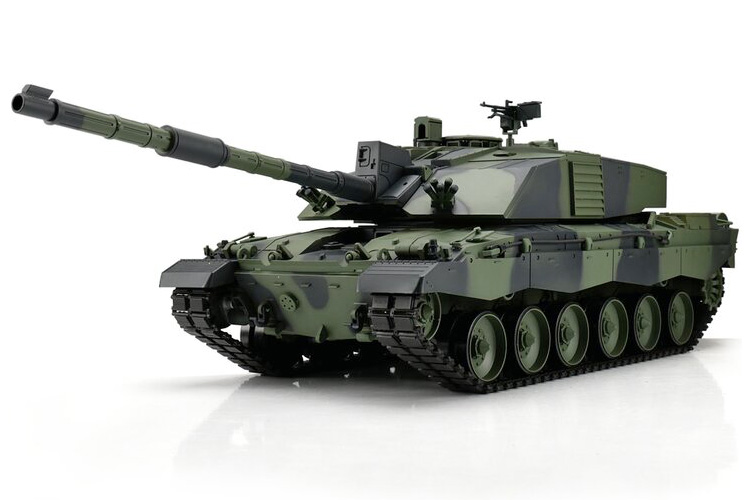 Rc stridsvagn - 1:16 - Challenger 2 Camo Met. Upg. - 2,4Ghz - BB+IR - RTR