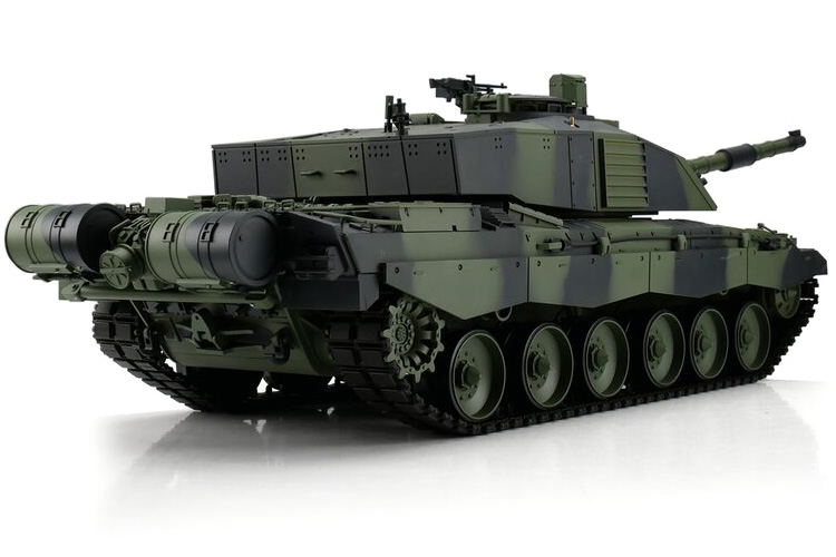 Rc stridsvagn - 1:16 - Challenger 2 Camo Met. Upg. - 2,4Ghz - BB+IR - RTR