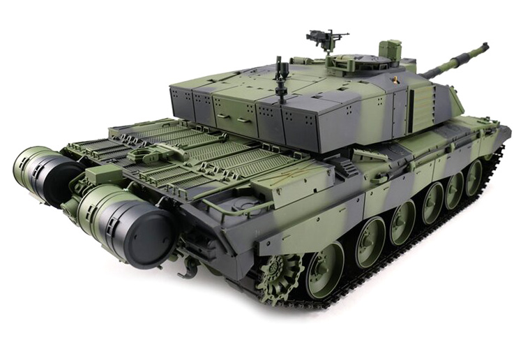 Rc stridsvagn - 1:16 - Challenger 2 Camo Met. Upg. - 2,4Ghz - BB+IR - RTR