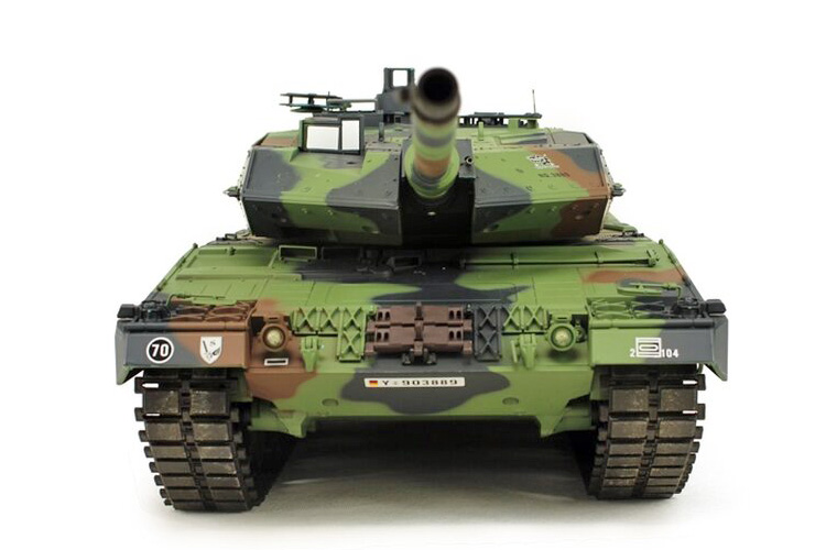 Radiostyrd stridsvagn - 1:16 - Leopard 2 A6 V6 - 2,4Ghz - BB+IR - RTR