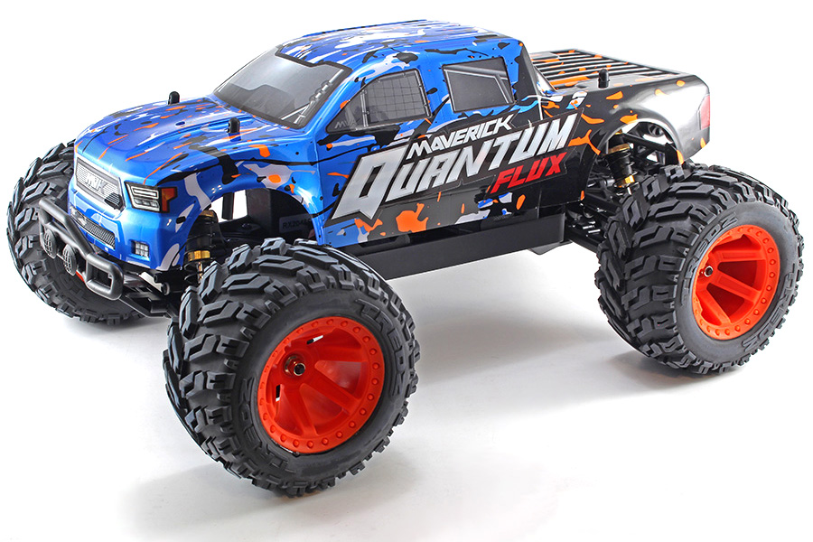 Bild p� Radiostyrda bilar - 1:10 - Quantum Flux MT BL 80A Bl&aring; - 4WD - 2,4Ghz - RTR