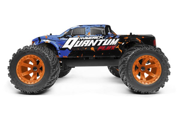 Thumbnail 734 f�r Radiostyrda bilar - 1:10 - Quantum Flux MT BL 80A Bl&aring; - 4WD - 2,4Ghz - RTR