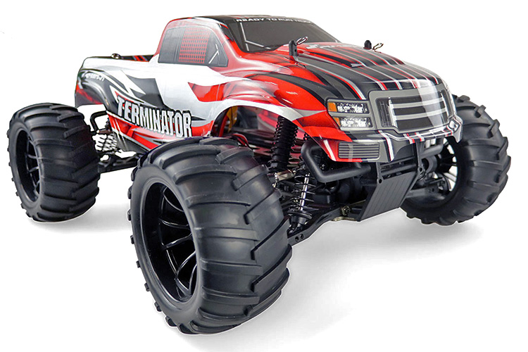 Radiostyrda bilar - 1:10 - Terminator 4WD - 2,4Ghz - Amw - RTR