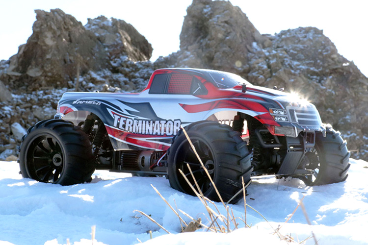 Radiostyrda bilar - 1:10 - Terminator 4WD - 2,4Ghz - Amw - RTR