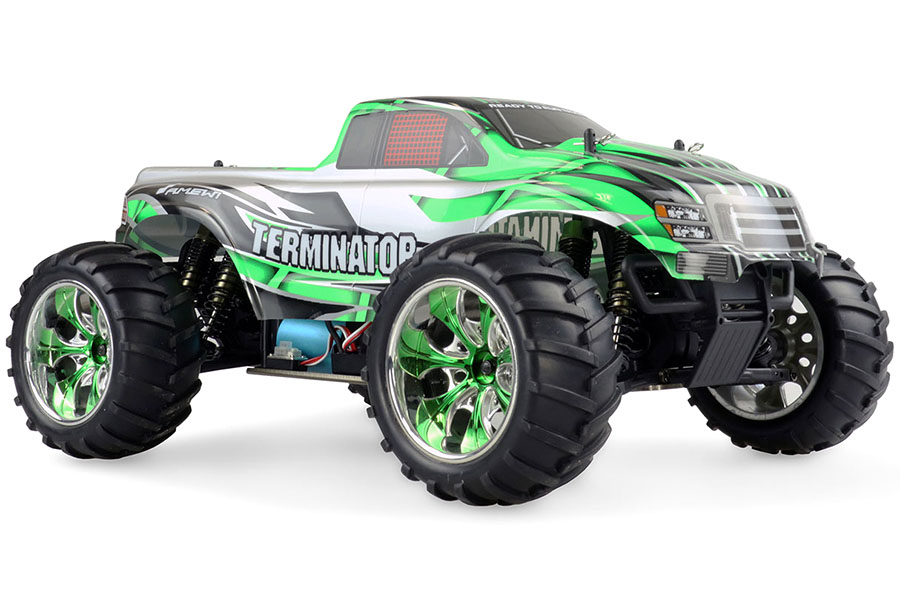 Radiostyrda bilar - 1:10 - Terminator 4WD BL - 2,4Ghz - Amw - RTR