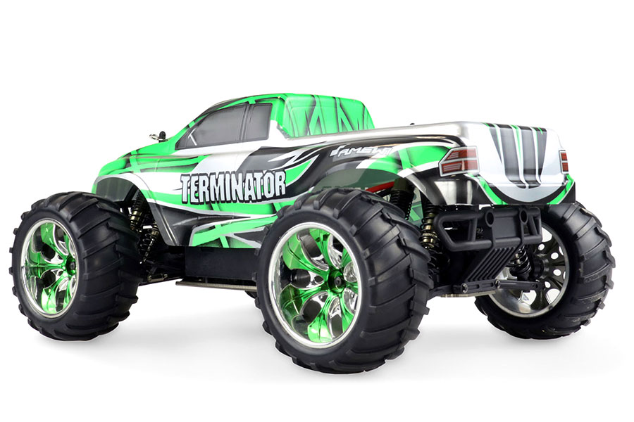 Radiostyrda bilar - 1:10 - Terminator 4WD BL - 2,4Ghz - Amw - RTR