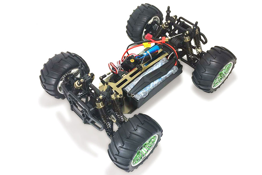 Radiostyrda bilar - 1:10 - Terminator 4WD BL - 2,4Ghz - Amw - RTR