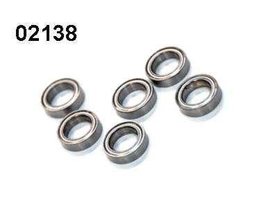 RC Radiostyrt 02138 kullager 15x10mm 6 bitar