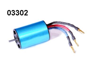 RC Radiostyrt Brushless Motor 540 3300KV