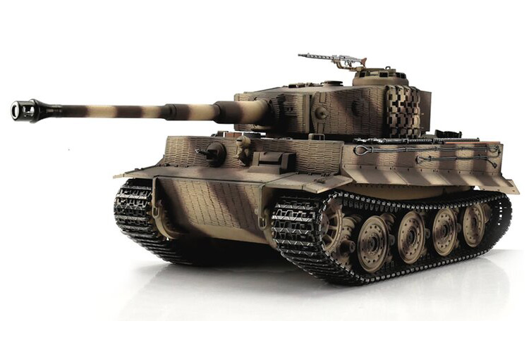 Bild p 1:16 - Tiger I, Late Version Desert - Torro Pro IR Smoke - 2,4Ghz - RTR