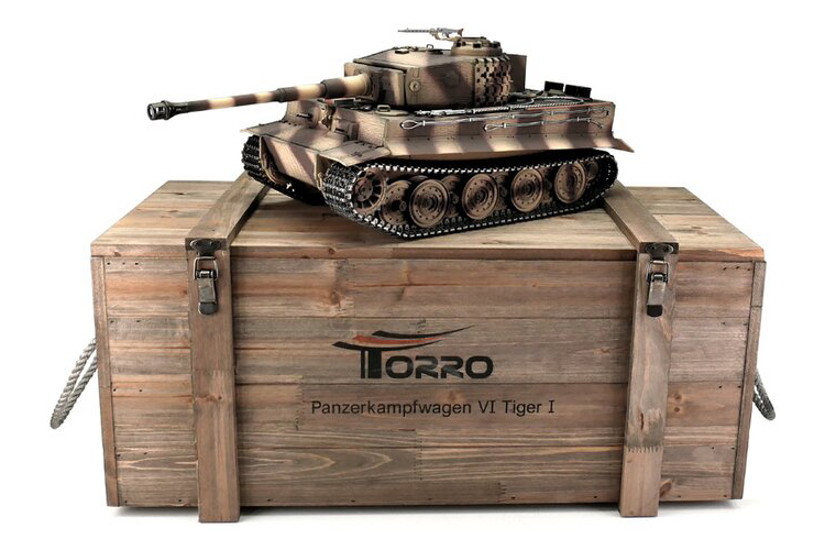 1:16 - Tiger I, Late Version Desert - Torro Pro IR Smoke - 2,4Ghz - RTR