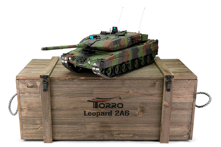 1:16 - Leopard 2A6 - Torro Pro IR Servo - 2,4Ghz - RTR