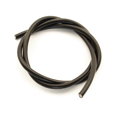 RC Radiostyrt Silicon wire 10AWG (black) 1m