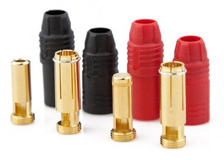 RC Radiostyrt Gold-plated connectors AS150 7mm Anti-Spark