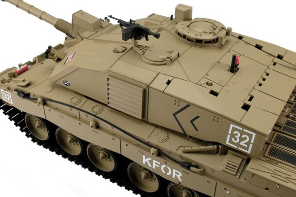 Rc stridsvagn - 1:16 - Challenger 2 Desert Met. Upg. - 2,4Ghz - BB+IR - RTR