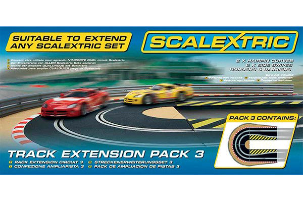RC Radiostyrt Track extension pack 3 - 1:32
