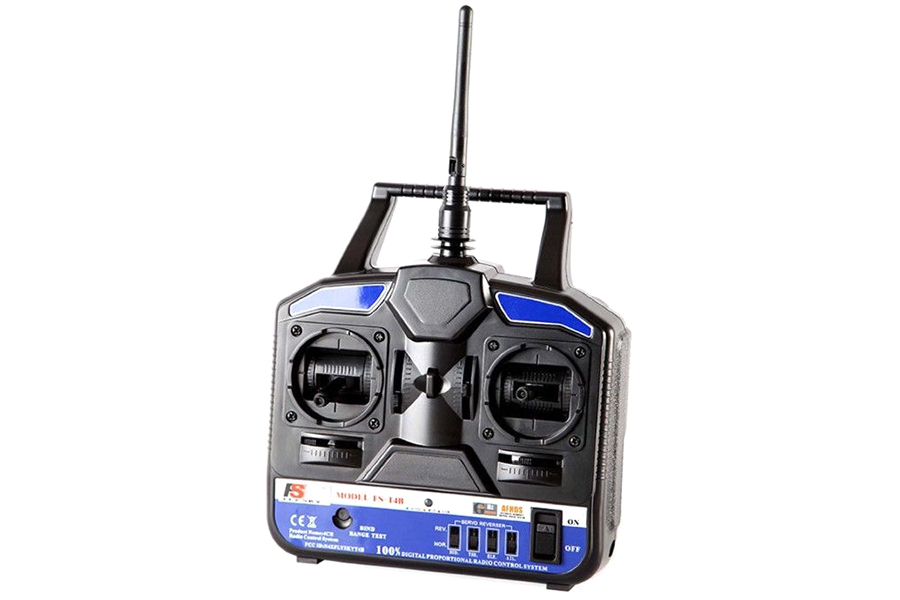 Sändarpaket - FlySky FS-T4B 4CH 2.4GHz mottagare R6B