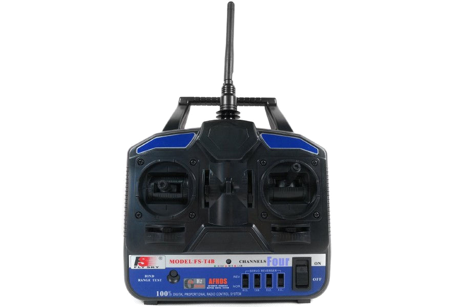 Sändarpaket - FlySky FS-T4B 4CH 2.4GHz mottagare R6B