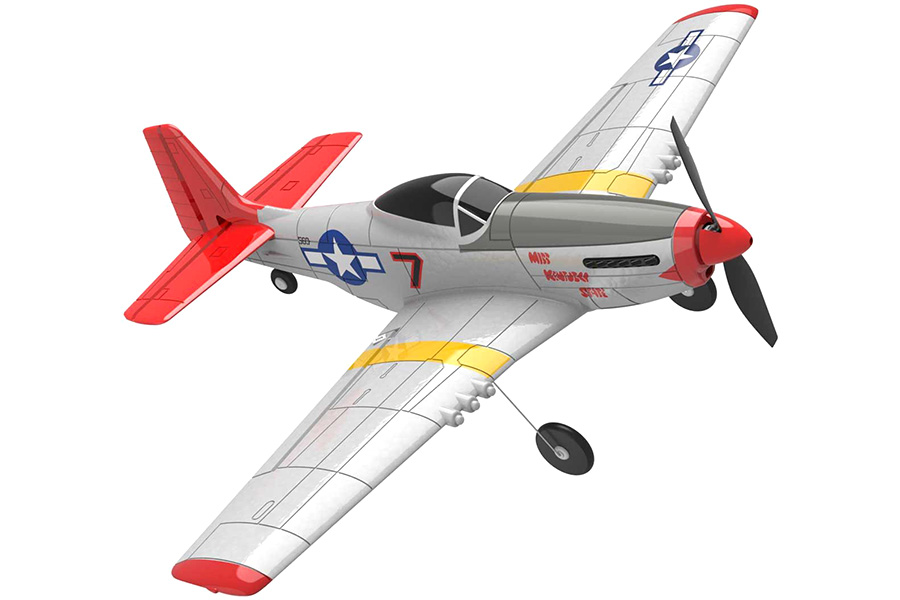 Demo - Radiostyrt flygplan - Mini Mustang BL - 2,4Ghz - SRTF