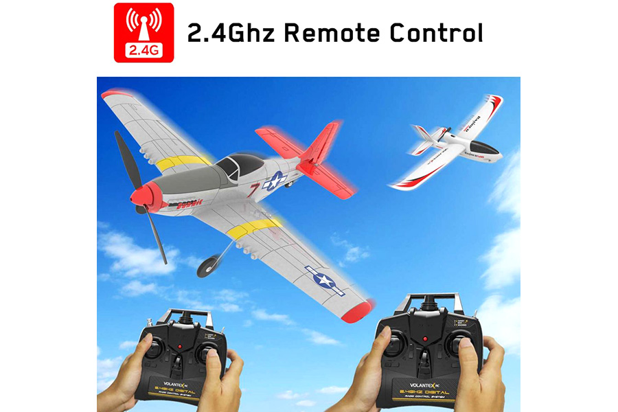 Radiostyrt flygplan - Mini Mustang BL - 2,4Ghz - SRTF