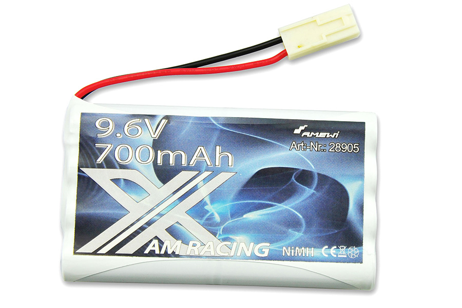 RC Radiostyrt Batteri - 9,6V 700mAh NiMH - AMW