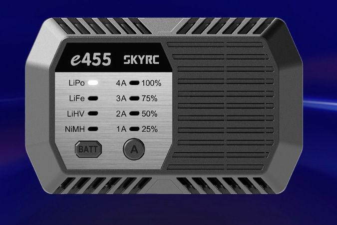 Batteriladdare - 7,4V-14,8V LiXX - 7,2V-9,6V NiXX - 4A - SkyRC - E455