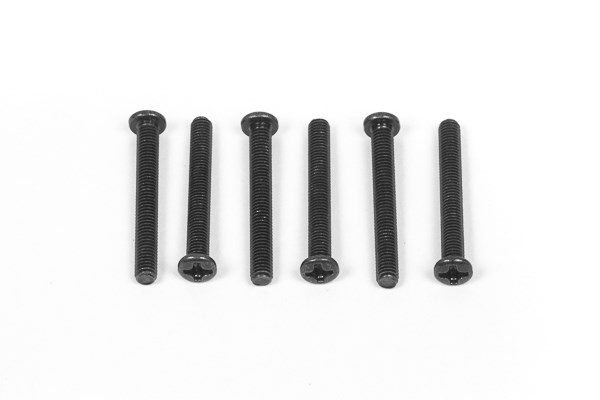 RC Radiostyrt BUTTON HEAD SCREW 3X26mm (6PCS)