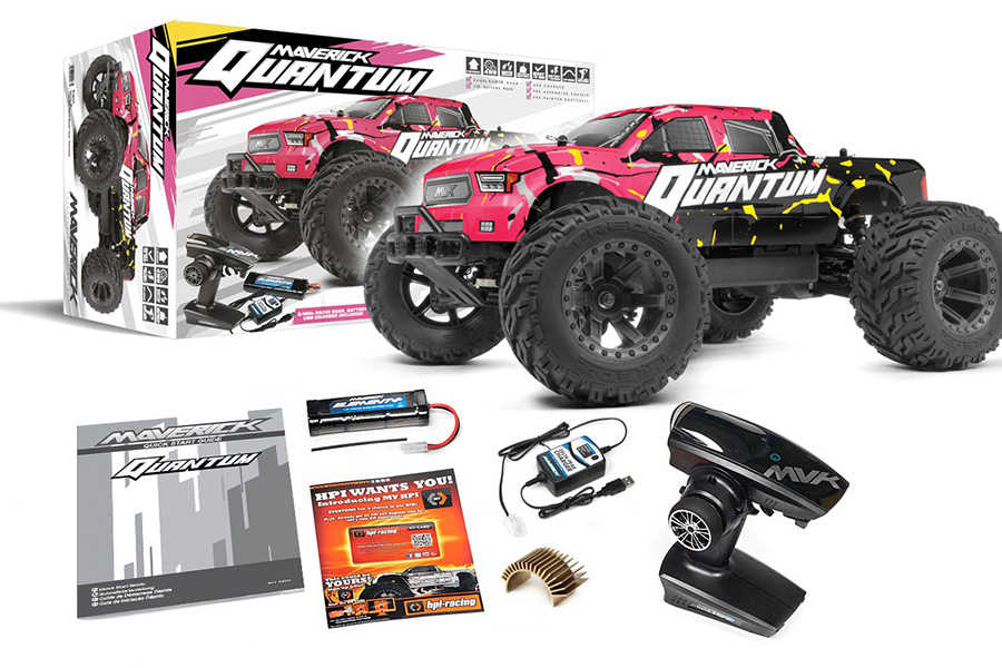 Radiostyrda bilar - 1:10 - Quantum MT Pink - 4WD - 2,4Ghz - RTR