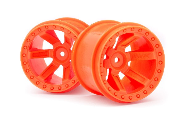 RC Radiostyrt Quantum MT Wheel (Orange/2pcs)